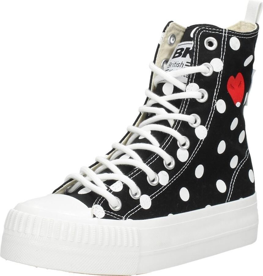 British Knights KAYA HIGH Dames sneakers hoog Zwart stippen - Foto 5