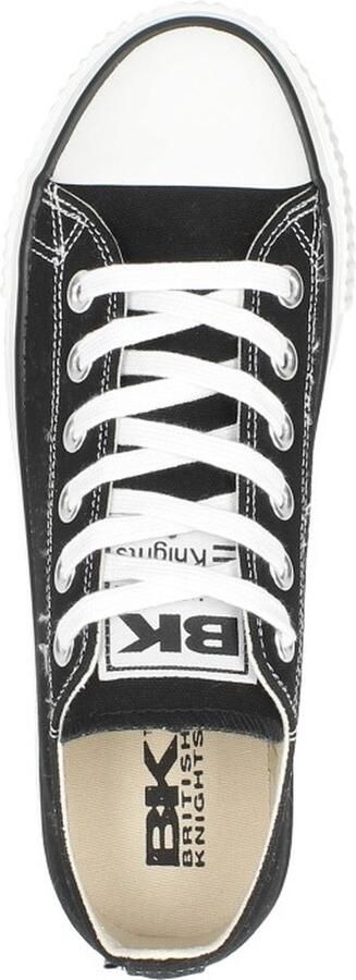 British Knights Kaya Low Dames Sneakers Laag Zwart Katoen Vrouwen Schoenen - Foto 18