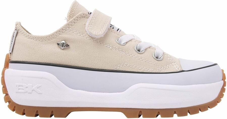 British Knights Kaya Low Fly Meisjes Sneakers Laag Beige Katoen Meiden Schoenen
