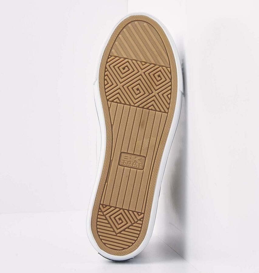 British Knights Kaya Mid Dames Sneakers Hoog Beige Katoen Vrouwen Schoenen - Foto 4