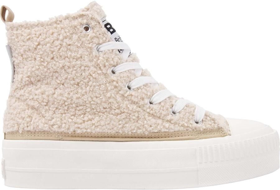 British Knights Kaya Mid Dames Sneakers Hoog Beige Vrouwen Schoenen - Foto 5