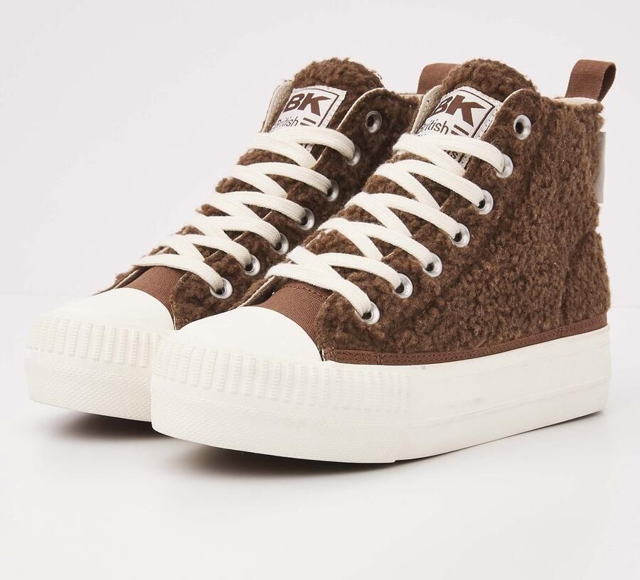 British Knights Kaya Mid Dames sneakers hoog Bruin Vrouwen schoenen