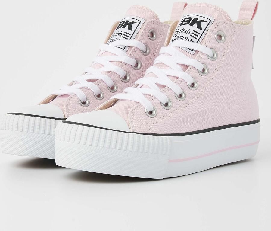 British Knights Kaya Mid Dames Sneakers Hoog Licht roze Vrouwen Schoenen