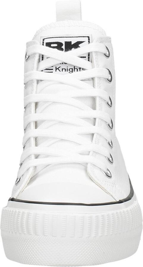 British Knights Kaya Mid Dames Sneakers Hoog Wit Katoen Vrouwen Schoenen - Foto 16