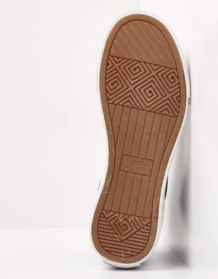 British Knights Kaya Mid Dames Sneakers Hoog Zwart Katoen Vrouwen Schoenen - Foto 11