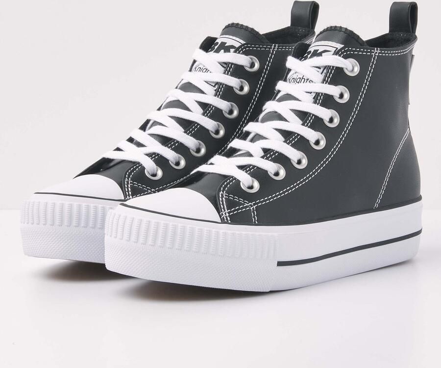 British Knights Kaya Mid Dames Sneakers Hoog Zwart Vrouwen Schoenen - Foto 3