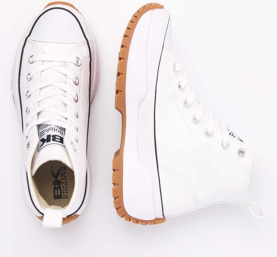 British Knights Kaya Mid Fly Dames Sneakers Hoog Wit Vrouwen Schoenen - Foto 4