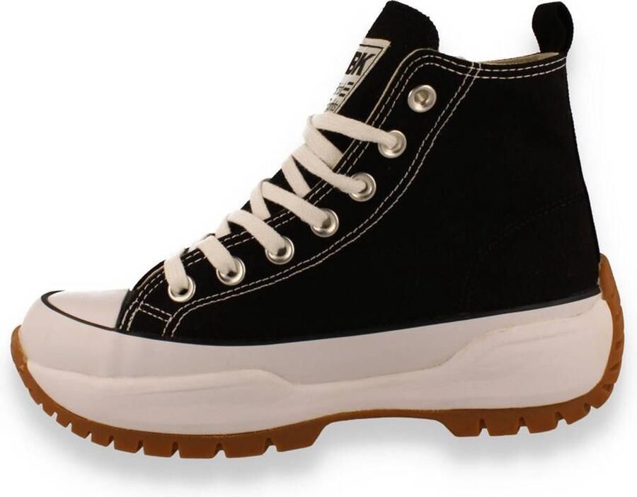 British Knights Kaya Mid Fly Dames Sneakers Hoog Zwart Vrouwen Schoenen - Foto 14