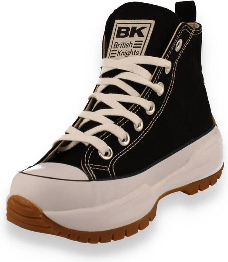 British Knights Kaya Mid Fly Dames Sneakers Hoog Zwart Vrouwen Schoenen - Foto 12