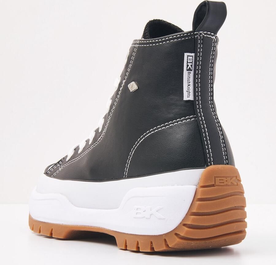 British Knights Kaya Mid Fly Dames Sneakers Hoog Zwart Vrouwen Schoenen - Foto 4