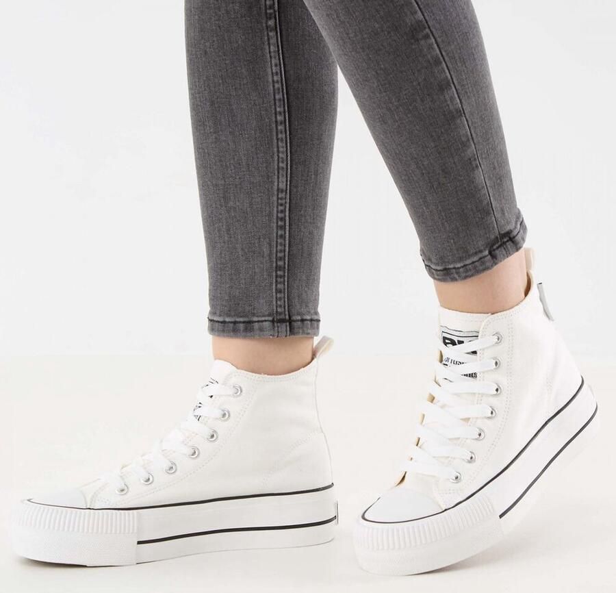 British Knights KAYA MID Meisjes sneakers hoog Wit - Foto 7