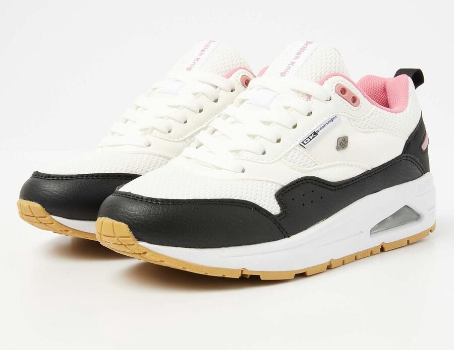 British Knights BK LENNOX- Laag Wit Zwart Perzik