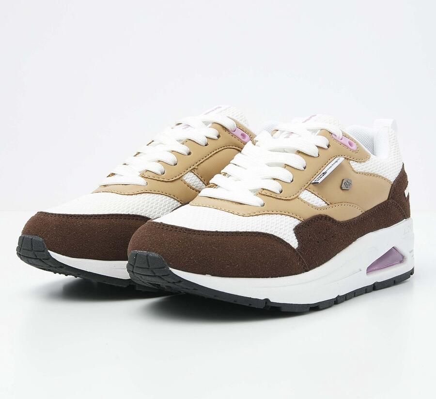 British Knights BK LENNOX- Laag Gebroken wit Donker bruin Licht bruin