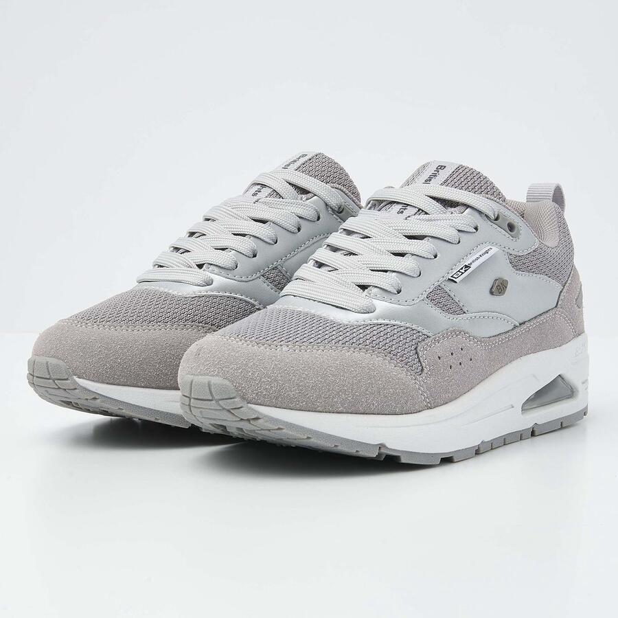 British Knights Lennox Dames Sneakers Laag Zilver Vrouwen Schoenen