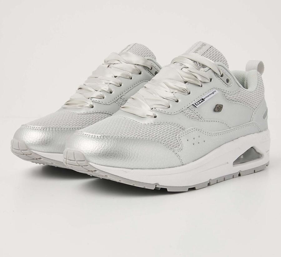 British Knights Lennox Dames Sneakers Laag Zilver Vrouwen Schoenen