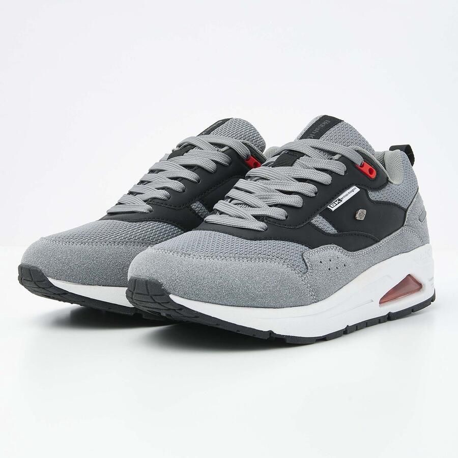 British Knights Lennox Heren Sneakers Laag Grijs Mannen Schoenen - Foto 1