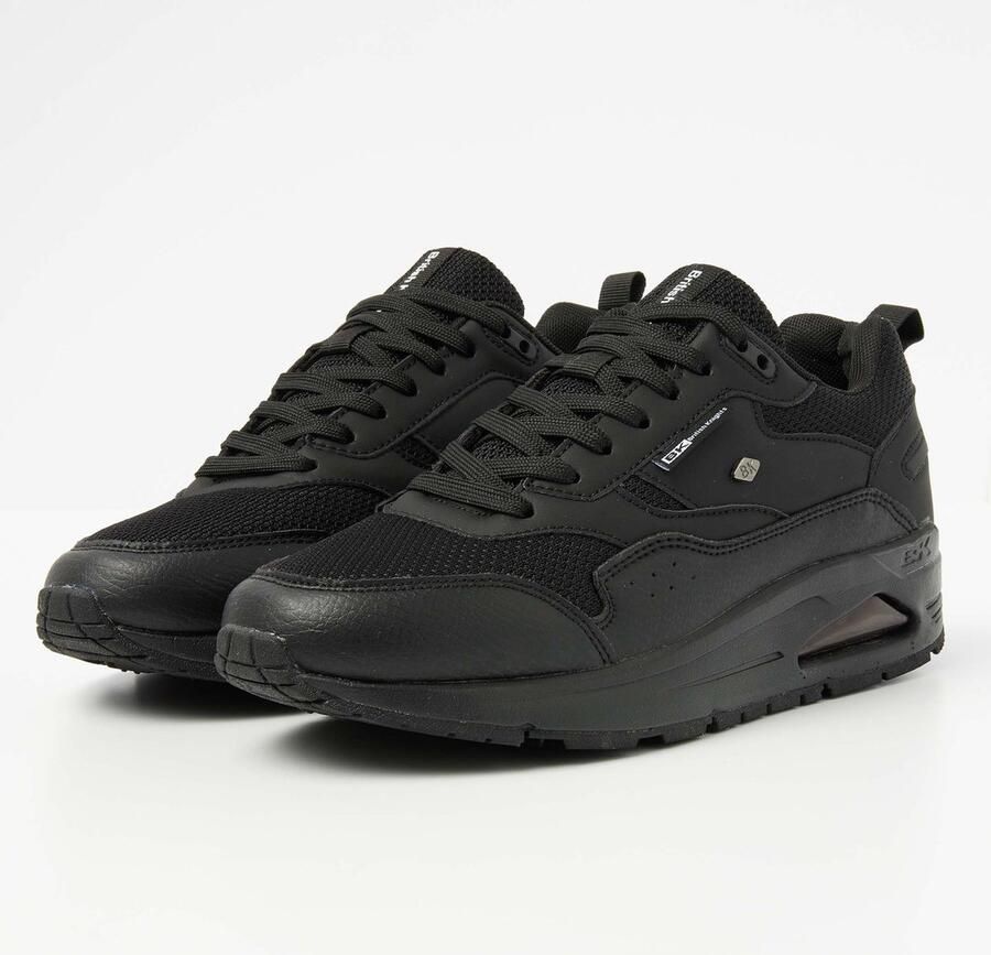 British Knights Lennox Heren Sneakers Laag Zwart Mannen Schoenen
