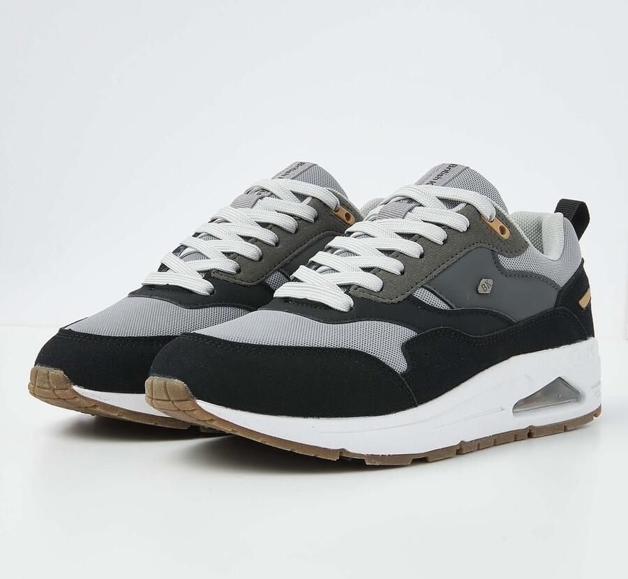British Knights Lennox Heren Sneakers Laag Zwart Mannen Schoenen