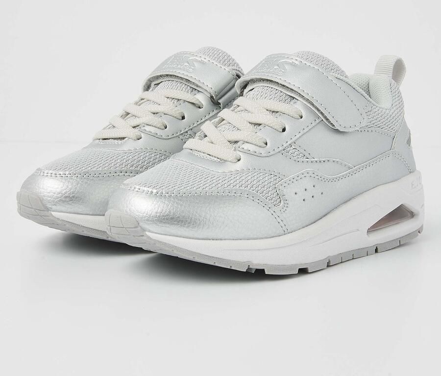 British Knights Lennox Meisjes Sneakers Laag Zilver Zacht roze Meiden Schoenen