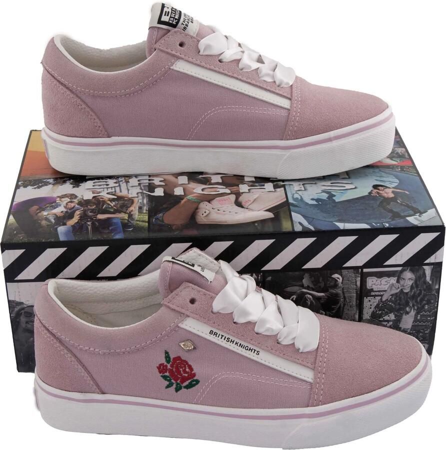 British Knights MACK PLATFORM Dames sneakers laag Licht roze