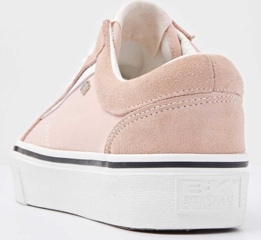 British Knights Mack Platform Dames Sneakers Laag Roze Suede Vrouwen Schoenen - Foto 5