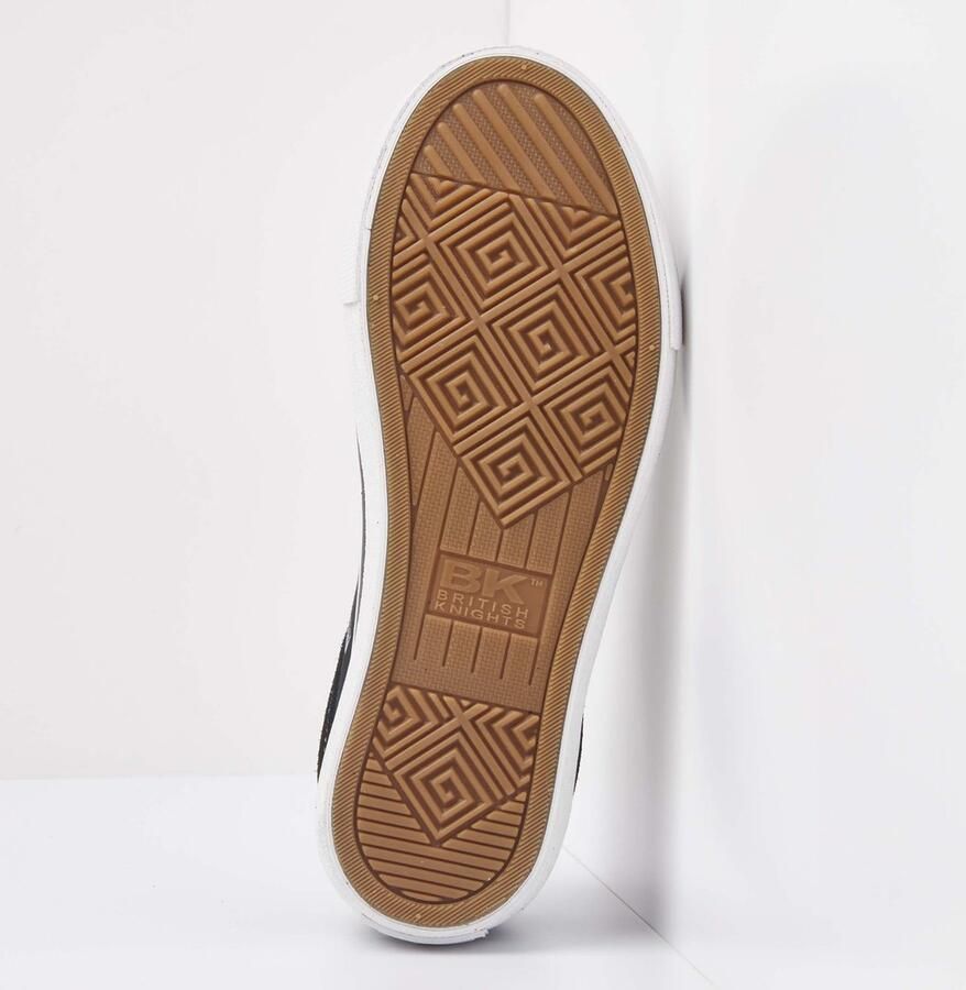 British Knights Platform Mack velours sneakers zwart wit - Foto 5