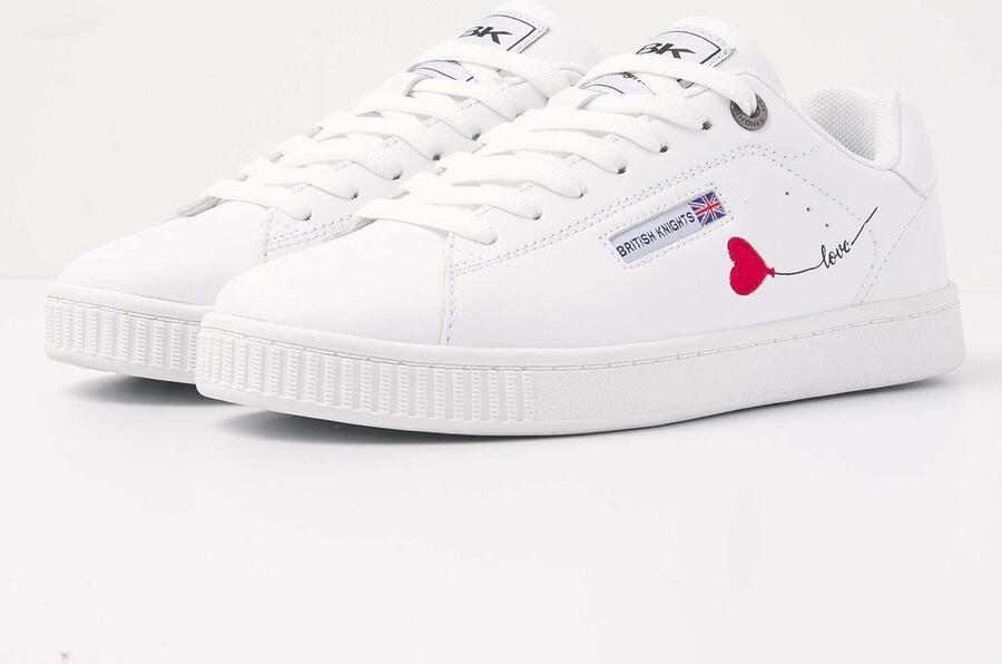 British knights Nette schoenen MIST 0974-WHITE HEART Blanc