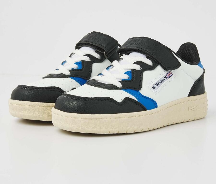 British Knights Noors Jongetjes Sneakers Laag Wit Zwart Blauw Jongens Schoenen