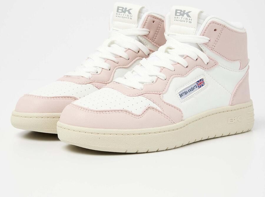 British Knights Noors Mid Dames Sneakers Hoog Wit Vrouwen Schoenen