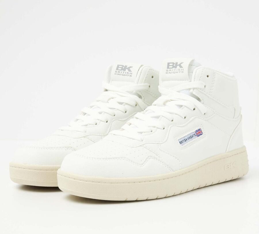 British Knights Noors Mid Heren Sneakers Hoog Wit Mannen Schoenen