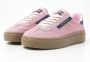 British Knights Re-Issue Dames Sneakers Laag Roze Suede Vrouwen Schoenen - Thumbnail 2
