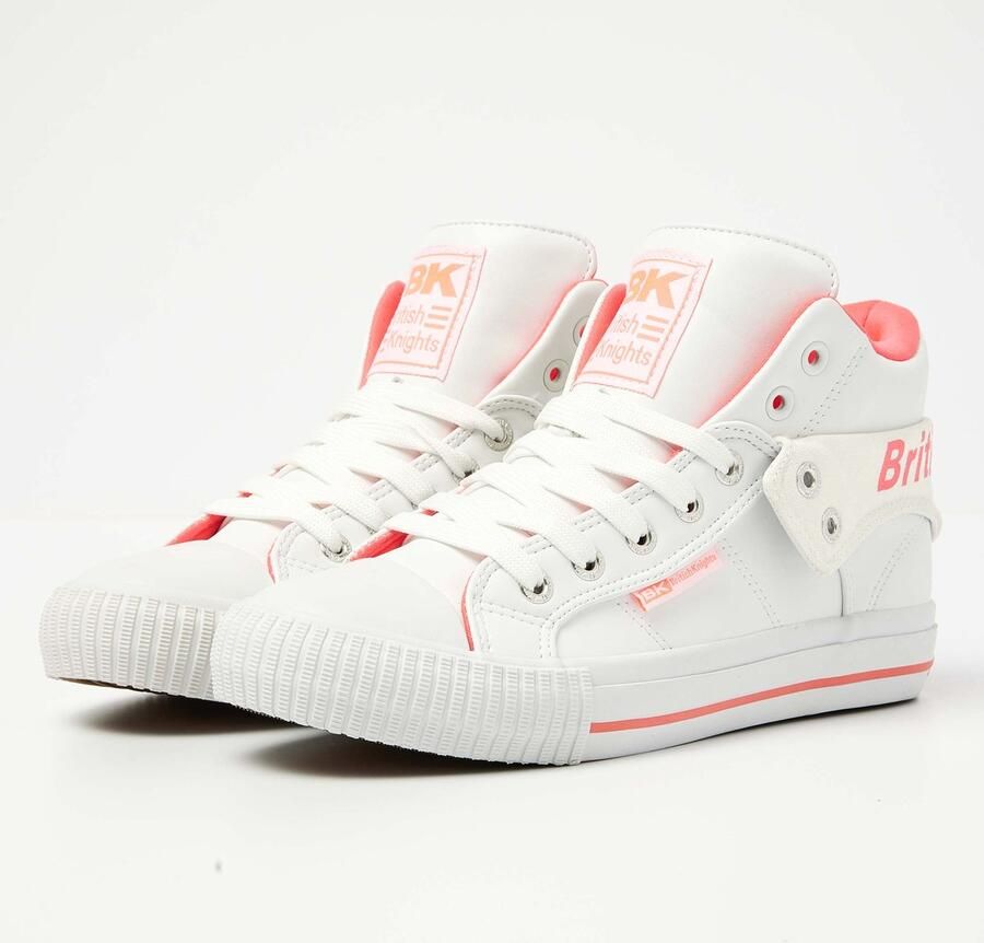 British Knights Roco Dames Sneakers Hoog Wit Vrouwen Schoenen