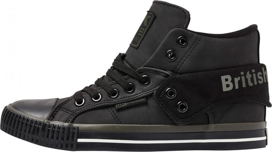 British Knights Roco halfhoge sneakers grijs zwart