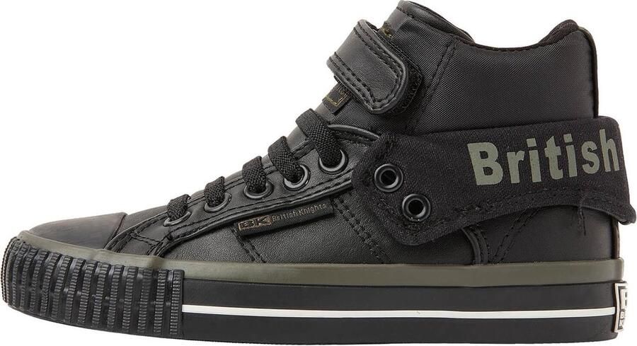 British Knights Roco Jongetjes Sneakers Hoog Zwart Jongens Schoenen - Foto 2