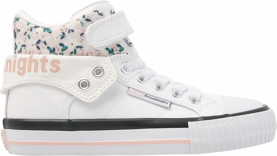 British Knights Roco Meisjes Sneakers Hoog Wit Meiden Schoenen