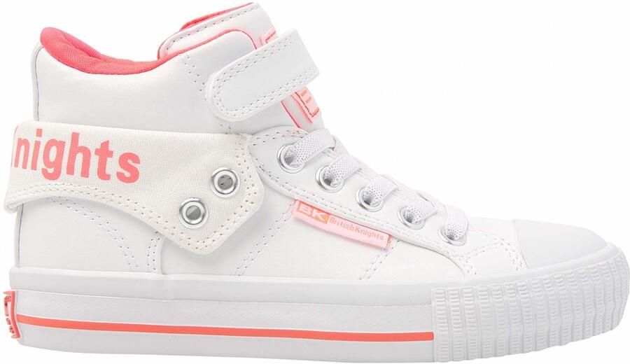 British Knights Roco Meisjes Sneakers Hoog Wit Meiden Schoenen