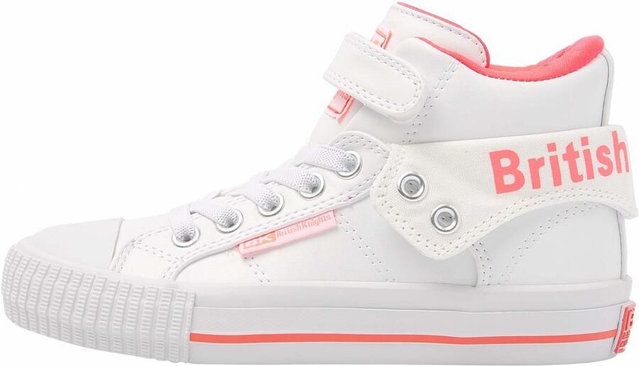 British Knights Roco Meisjes Sneakers Hoog Wit Meiden Schoenen