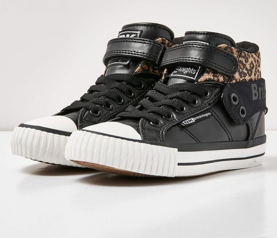 British Knights Roco Meisjes Sneakers Hoog Zwart Meiden Schoenen