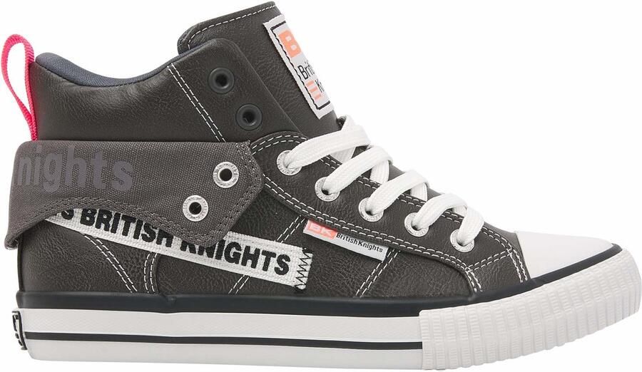 British Knights Roco Tag Heren Sneakers Hoog Grijs Mannen Schoenen - Foto 2
