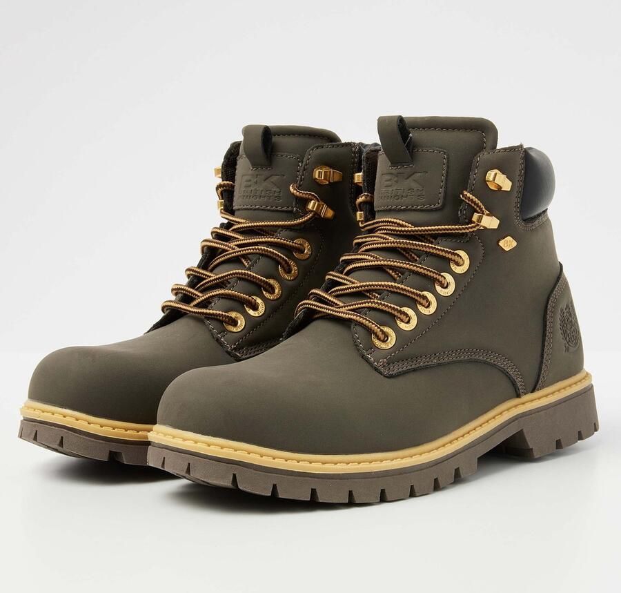 British Knights Secco Heren Veter Boot Groen Mannen Schoenen