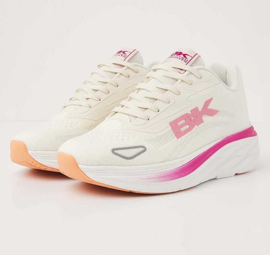 British Knights Surge Dames Sneakers Laag Gebroken wit Fuchsia Vrouwen Schoenen