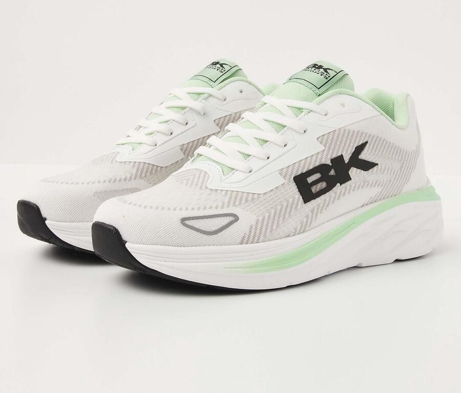 British Knights Surge Heren Sneakers Laag Wit Rood Mannen Schoenen