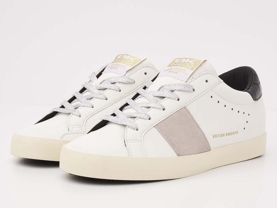 British Knights Syra Dames sneakers laag Wit Beige Zwart Vrouwen schoenen