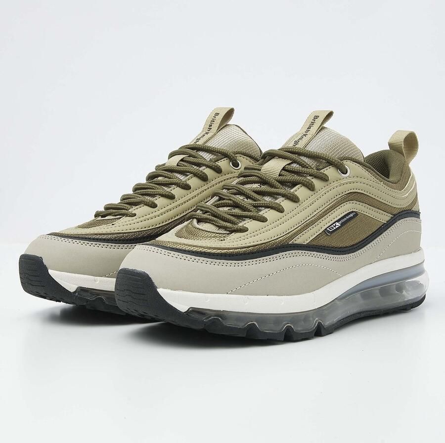 British Knights Zion Heren Sneakers Laag Bruin Mannen Schoenen