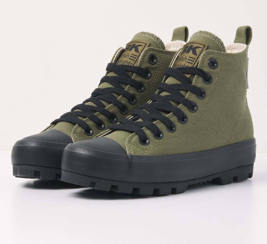 British Knights KAYA DSRT Dames sneakers hoog Olijf groen