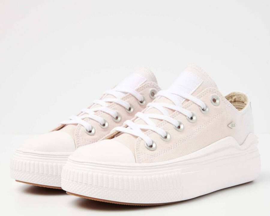 British Knights Kaya Flow Low Dames Sneakers Laag Roze Katoen Vrouwen Schoenen