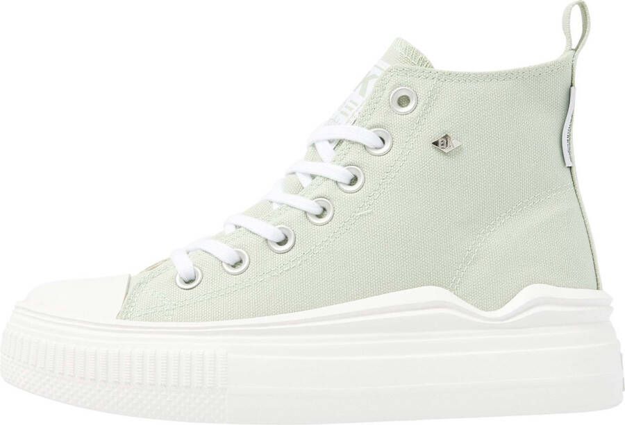 British Knights KAYA FLOW MID Dames sneakers hoog Licht groen