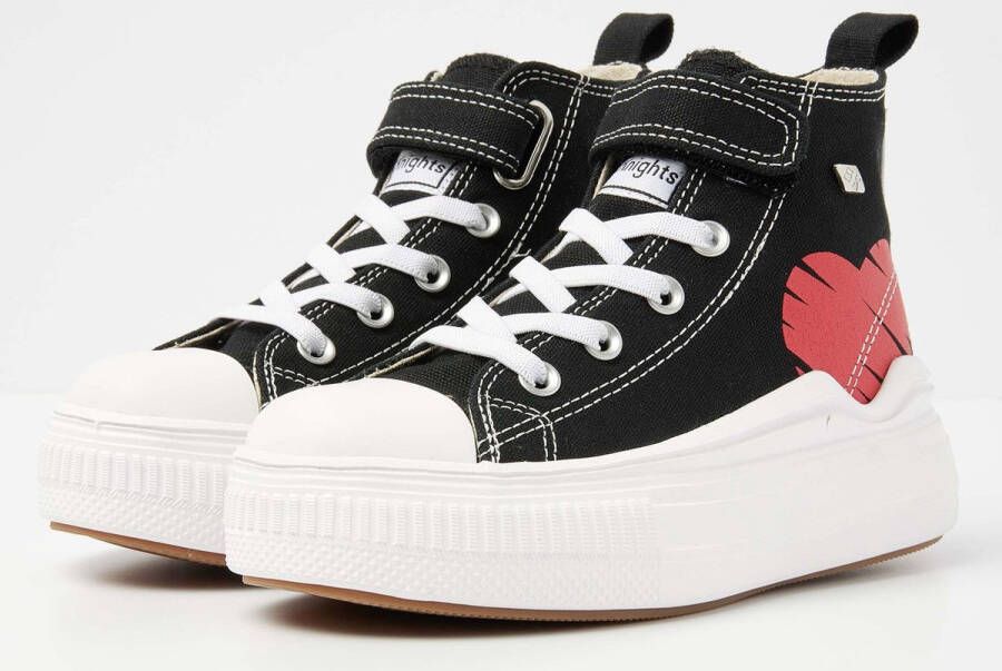 British Knights KAYA FLOW MID sneakers hoog Zwart