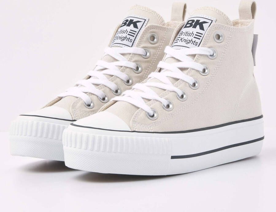 British Knights KAYA MID Dames sneakers hoog Beige