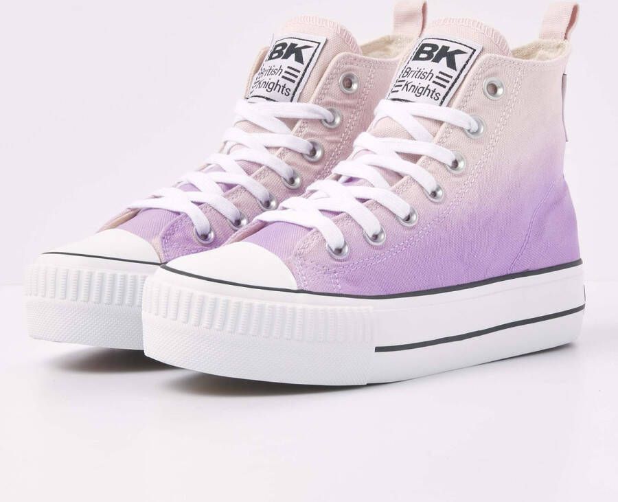British Knights KAYA MID Dames sneakers hoog Lila